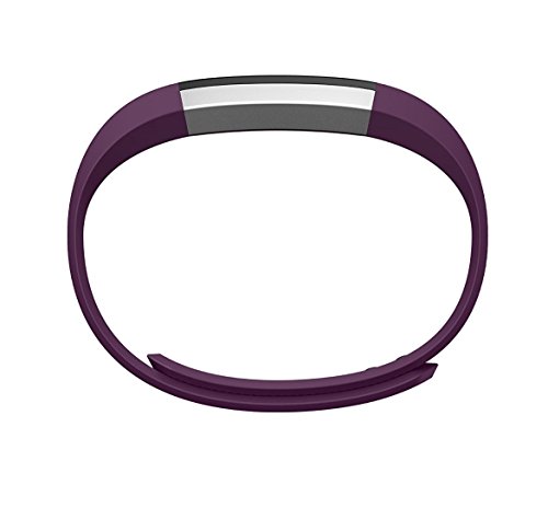 Fitbit Alta Fitness Tracker, Silver/Plum, Large (US Version)