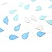 Rocinha Gradual Blue Colors Paper Raindrop Garland For Nursery decor April showers Spring Shower Raindrop Baby Shower