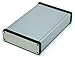 1455L Silver Aluminum Box, for 3U Sized PCBs, with 5 Card Guide Slots, Box = 6.30 x 4.06 x 1.20 in