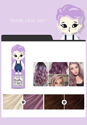 Masil Dual Tint Hair Color + Treatment Dye (50ml 1.69 oz) (Pastel Lilac ash)