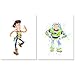 Toy Story Wall Art, Woody and Buzz Lightyear Posters, Colorful Toy Story Room Decor, Nursery and Bedroom Decorations, Movie Prints - Unframed Set of 8 (8x10