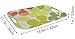 WUMN Colorful Plastic Serving Tray with Handles, BPA-free Safety Fast Food Tray, Rectangular Melamine Tray 17