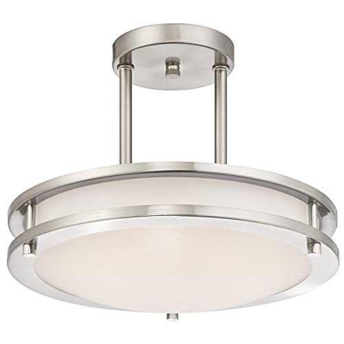 Westinghouse 6400900 dimmable led indoor semi-flush mount ceiling…