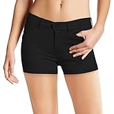 Hybrid & Company Womens Perfectly Shaping Hyper Stretch Shorts