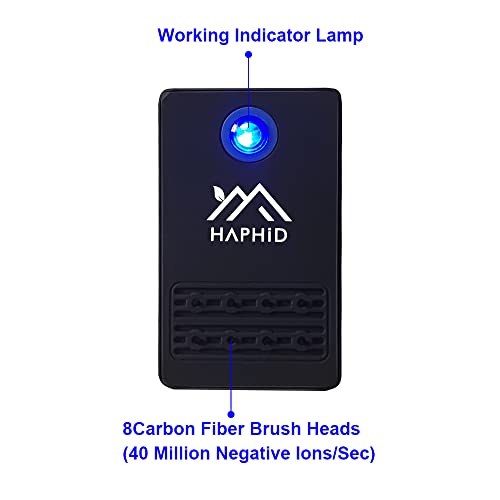 HAPHID Ionizer Air Purifier Plug In Ion Generator with Highest Output - Up to 32 Million Anions/Sec,Purify:Odors,Pets Smell Etc(8-Pack)