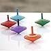 6 Pcs Set of Handmade Painted Wood Spinning Tops, Wooden Toys Educational Toys Kindergarten Toys Standard Tops