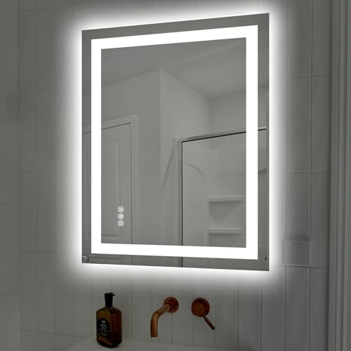 Hivone LED Bathroom Mirror Anti-Fog Dimmable