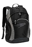 Speedo Sonic Backpack, Black/Darkgull Grey, 25-Liter