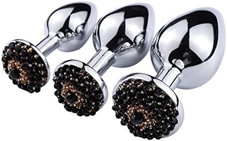 Kismet168 3PCS Amal Plug Adult Six-Toys for Men Women Beginners (Flower #3)