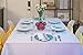 E-TEX 60 x 102-Inch Rectangular Tablecloth, 100% Polyester Washable Table Cloth for 6Ft. Rectangle Table, White