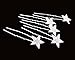 yueton 10pcs Bling Rhinestone Star Wedding Bridal Crystal Hair Pins Clips Women Headwear Hair Accessories