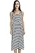 Bearsland Women's Long Style Nursing Breastfeeding Dress,Black,Large