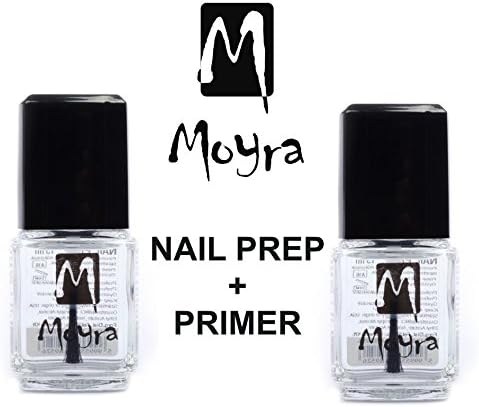 New MOYRA Professional"Nail Preparation Duo" Nail PREP DEHYDRATOR + Primer 13ml Each