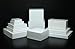 HOLIDAY TIME White Assorted Size Gift Wrap Packaging - 20 Pack Boxes