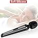 Cordless Wand Massager with 3 Powerful Speeds and 5 Vibration Modes for Neck Shoulder Back Body Massage, PALOQUETH Handheld Rechargeable Massager for Deep Tissue Massage Muscles Pain Relief