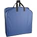 WallyBags Lightweight Durable Garment Bag for Travel and Storage, Classic Navy, 60-inch