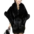 Women's Faux Fur Shawl Soft Versatile Scarf Wrap Shrug Winter Warm Cloak Coat Cape for 1920s Bridal Wedding Evening Dresses