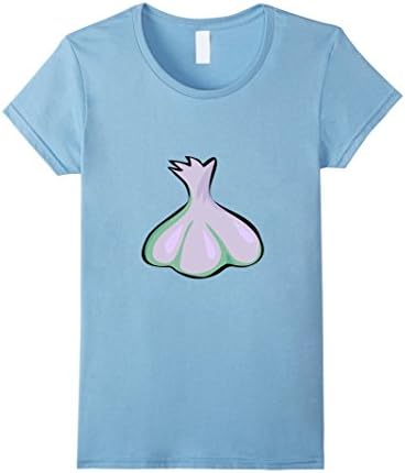 Womens Garlic Bulb T Shirt Large Baby Blue