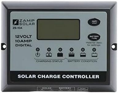 RV Trailer ZAMP SOLAR 10Amp Waterproof Cntrler Battery Charger Controller