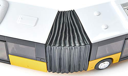 siku 3736, Gelenkbus, 1:50, Metall/Kunststoff, Gelb, Bereifung aus Gummi, Öffenbare Türen – Bild 3