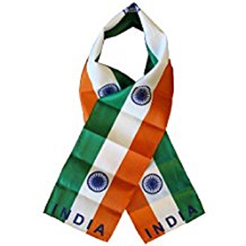 India Country Lightweight Flag Printed Knitted Style Scarf 8