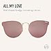 Quay Australia ALL MY LOVE Women's Sunglasses Classic Cat Eye - Rose/Pink