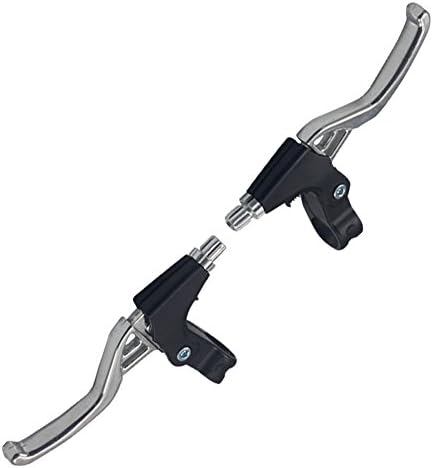 Relaxtime A Pair Universal Aluminum Alloy Bike Bicycle Brake levers Brake Handles Hand Brakes for 2.2cm Diameter Handlebar