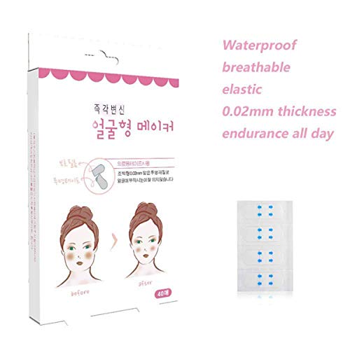 Yesbaby 40pcs V-Shape Face Maker Facial Label Lift Up Chin Adhesive Tape