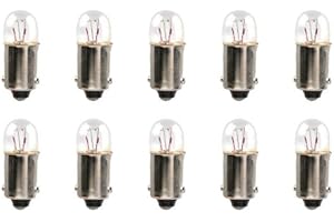 CEC Industries #3894 Bulbs, 12 V, 3 W, BA9s Base, T2-3/4 Shape (Box of 10)