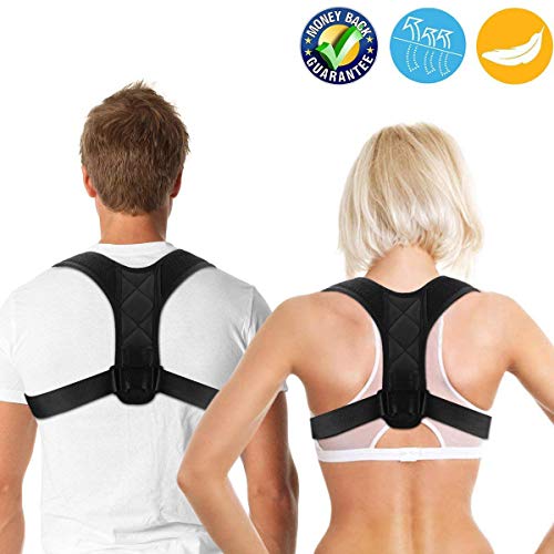 FUYERLI Posture Corrector for Men and Women with Adjustable Clavicle Brace