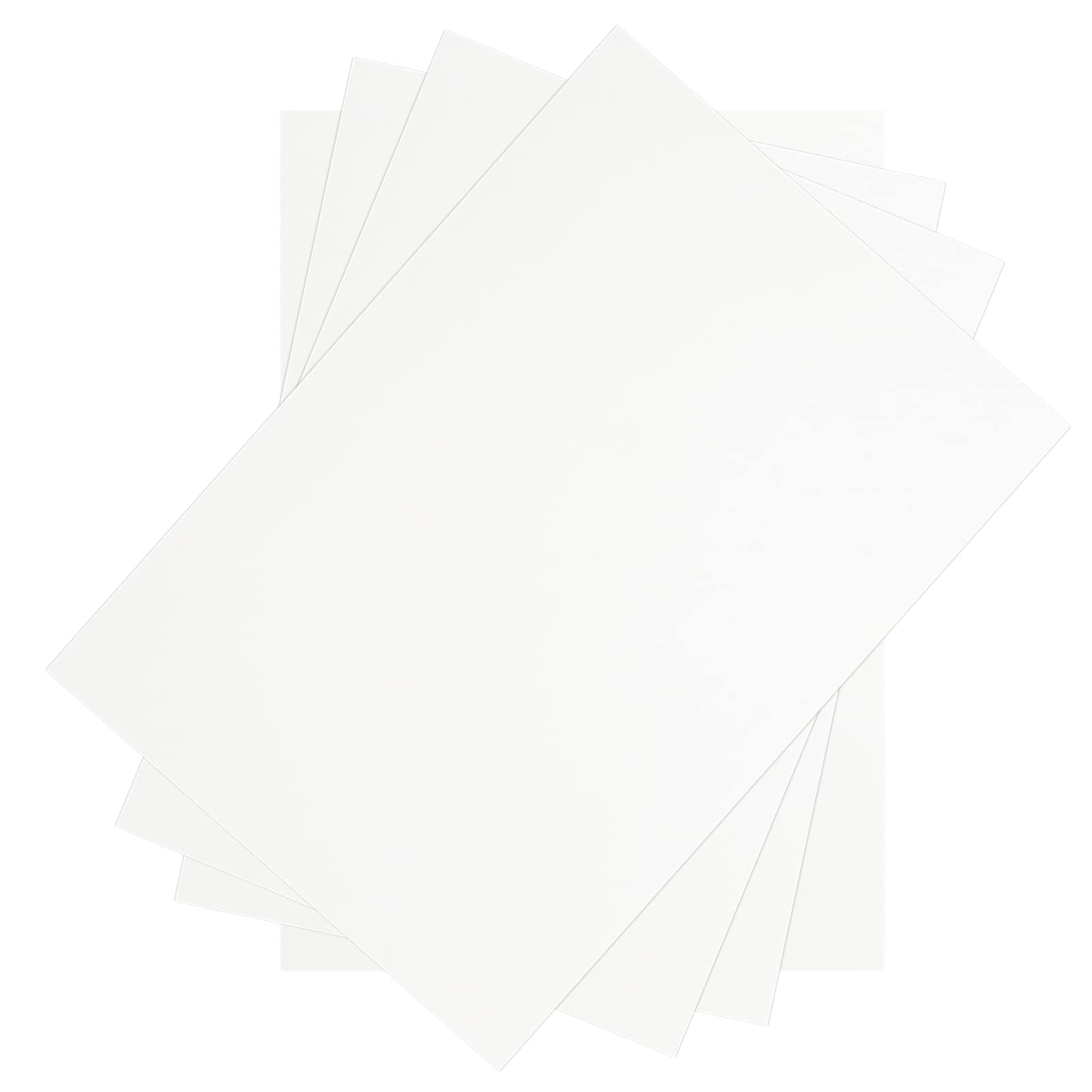 PINGEUI 50 Pack 8.5 x 11 Inches White Chipboard Sheets,40 pt White Chipboard, Medium Weight Cardboard Sheets for Scrapbook, Art Crafts, Arts Projects, Backing Boards, Frames