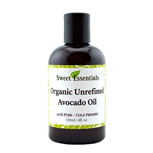 Extra Virgin Organic Avocado Oil - 100% Pure | Cold-Pressed | Unrefined - 4oz - Imported From Italy - Raw | NON-GMO | Green In Color