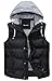 wantdo Women's Quilted Puffer Vest Thicken Warm Winter Coat with Removable Hood