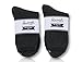 Pembrook Non Skid / Slip Socks Cotton Hospital Socks - (2-Pack) - Great for adults, men, women, Medical patients, Grey, One Size