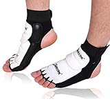 Elastic Ankle Brace Support Pad Foot Protector Kickboxing Taekwondo Foot Gear Martial Arts Protector Sparring Gear Foot Support Socks for Adult Children,1Pair(XXL)