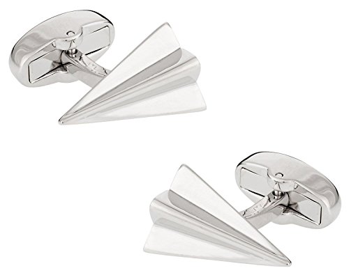 Paper airplane cufflinks by cuff-daddy