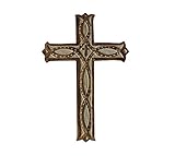 SouvNear Big Sale Decorative Wall Cross -14 Inches Wooden French Handmade Religious Altar Home Living Room Home Decor Accessory