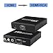 HDMI to RCA and AV 3RCA Converter Adapter, Support 1080P, PAL, NTSC for HD TV and Older TV (Black, Iron Shell)
