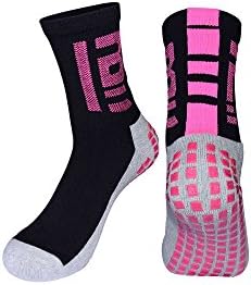 Leaproo Football Sock for Men Women Non-skid Running Hockey Tube Casual Sport Socks Non-slip Rubber Pads Short/Long Stockings