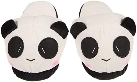 Yourig Women's Cotton Blend and Plush Soft Cute Panda Winter Warm Antiskid Home Slipper