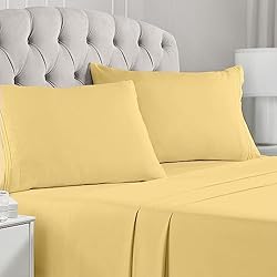 Mellanni King Size Sheet Set - 4 Piece Iconic