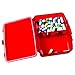 XINHOME 6 Compartment Pill Box Holds Up to 200 Tablets Gasketed & Waterproof (Red)