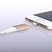CONMDEX Magnetic Charger Adapter for iPhone Charging Cable Magnetic iPhone 6 6+ 5S Lighting Cable Converter to iPhone 6 6+ 5S (Cable Not Included) (Gold)