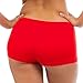 Victoria Women's Seamless Spandex Boyshort Underskirt Pant Short Leggings, Black, SM