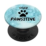 Cell Phone Button Pop Out Holder Paw Print