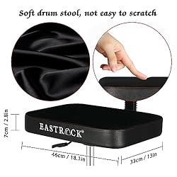 EASTROCK Drum Throne with Backrest Airlift