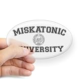CafePress Miskatonic University Oval Sticker Sticker Oval - Standard Clear