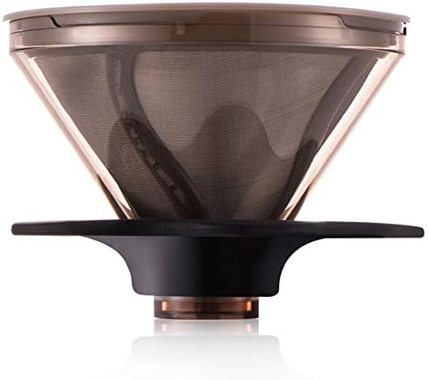LICHAO Reusable Tapered Coffee Filter For Stainless Steel Reusable Drip Cones From Chemex, Hario V60, Carafe And Drip Coffee Makers.
