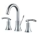 Enzo Rodi Two-handle High-arc Lead-free Brass Widespread Bathroom Faucet with Ceramic Valve and Full-copper Lift Pop Up Drain Assembly, Chrome, ERF2313346CP-10