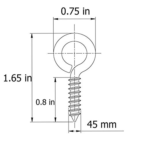 1 Axe+Sickle+Stainless+Eyebolt+Screws